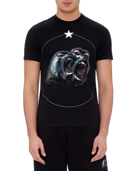 givenchy monkey shirt blue|Monkey patch polo shirt in cotton .